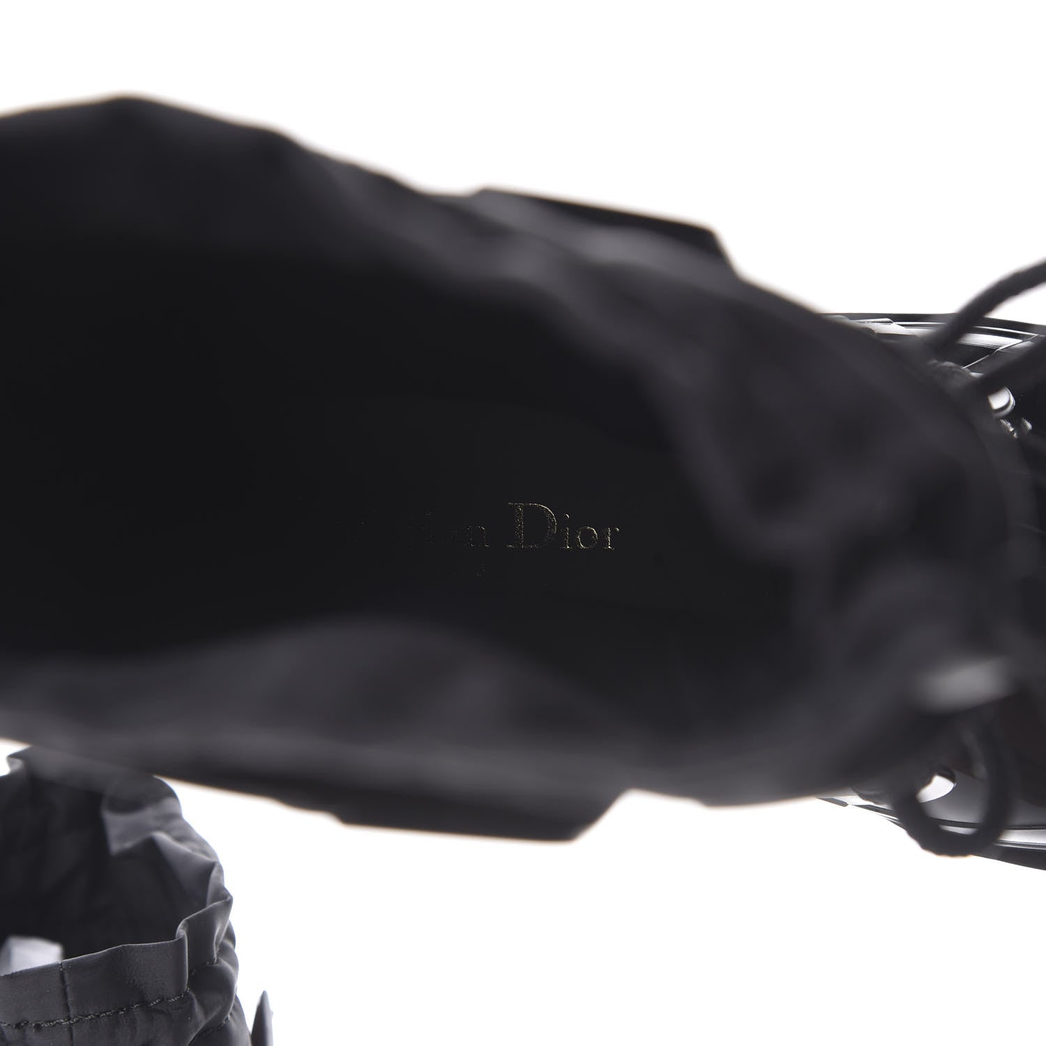 Christian Dior Shiny Rubber Diorcamp Low Boots 37 Black 8 of 10