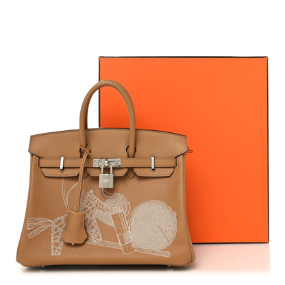 Hermes Swift In & Out Birkin 25 Biscuit 14 of 14