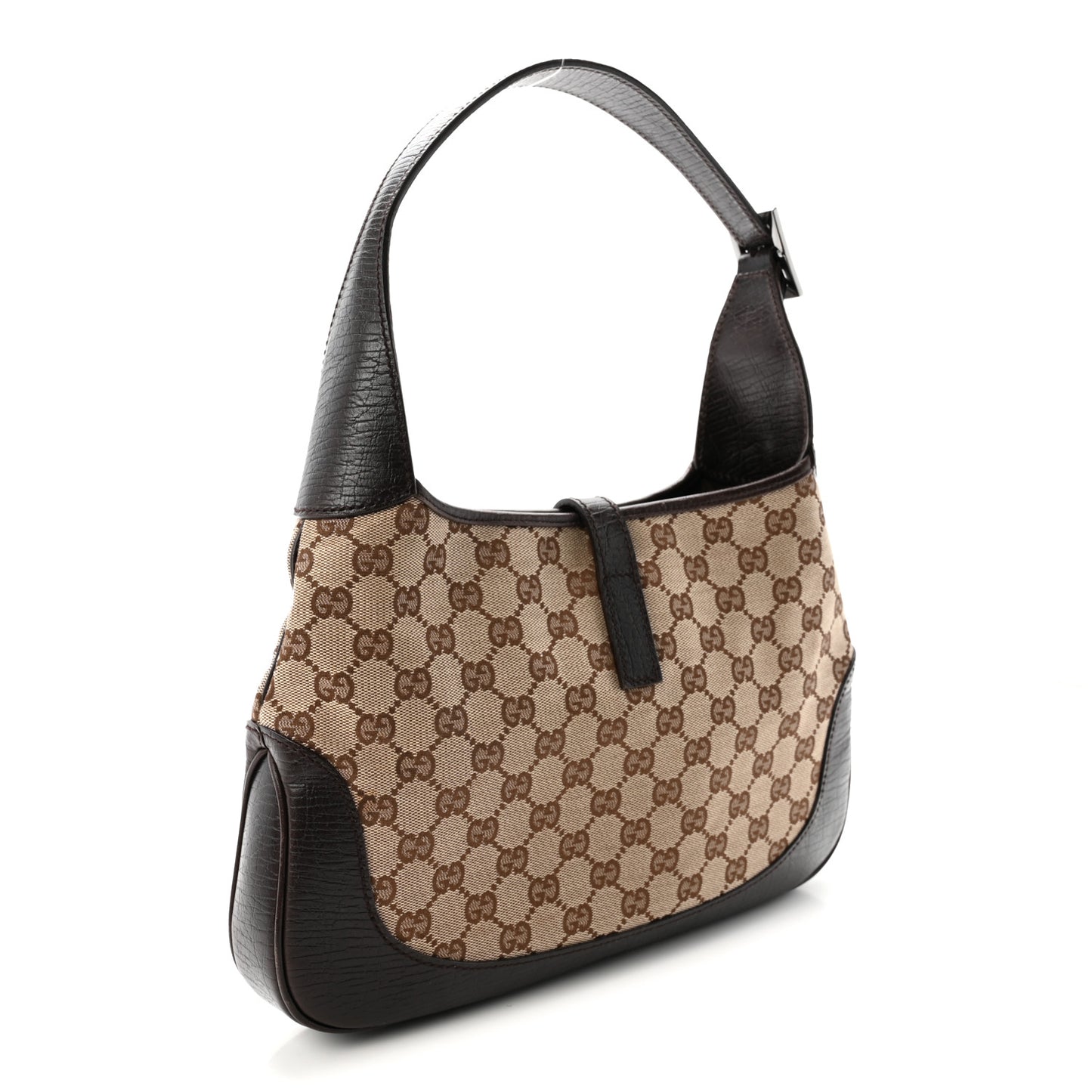 Monogram Web Jackie O Hobo Dark Brown