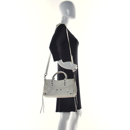 Balenciaga Veau Soyeux Perforated Blackout Hardware S City White 4 of 29