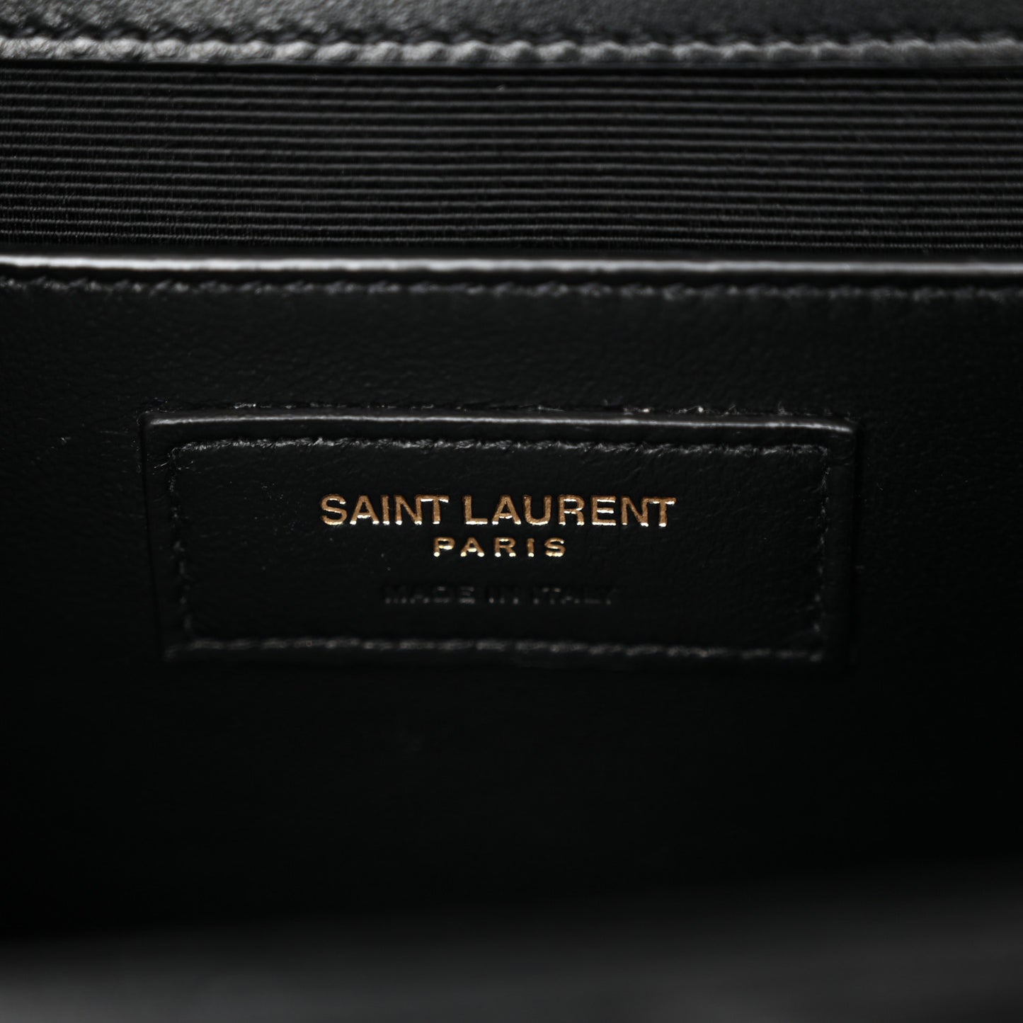Lambskin Mixed Matelasse Triquilt Medium Monogram Satchel Black