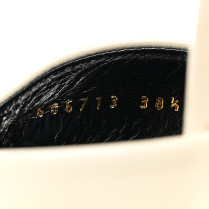 Saint Laurent Vendome Bianca 85 Platform Sandals 38.5 Pearl 7 of 10