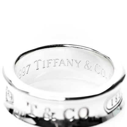 Tiffany Sterling Silver 1837 Band Ring 50 5.5 3 of 4