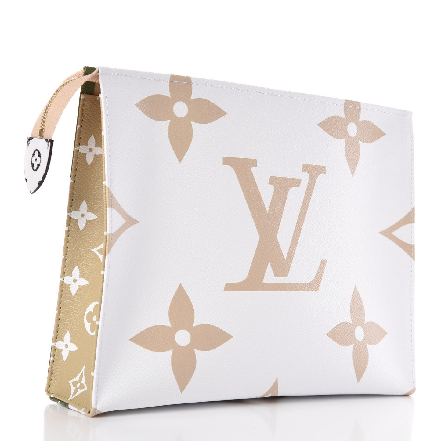 Monogram Giant Toiletry Pouch 26 Kaki