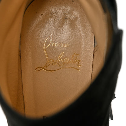 Christian Louboutin Suede So Eleonor Ankle Booties 36.5 Black 6 of 11