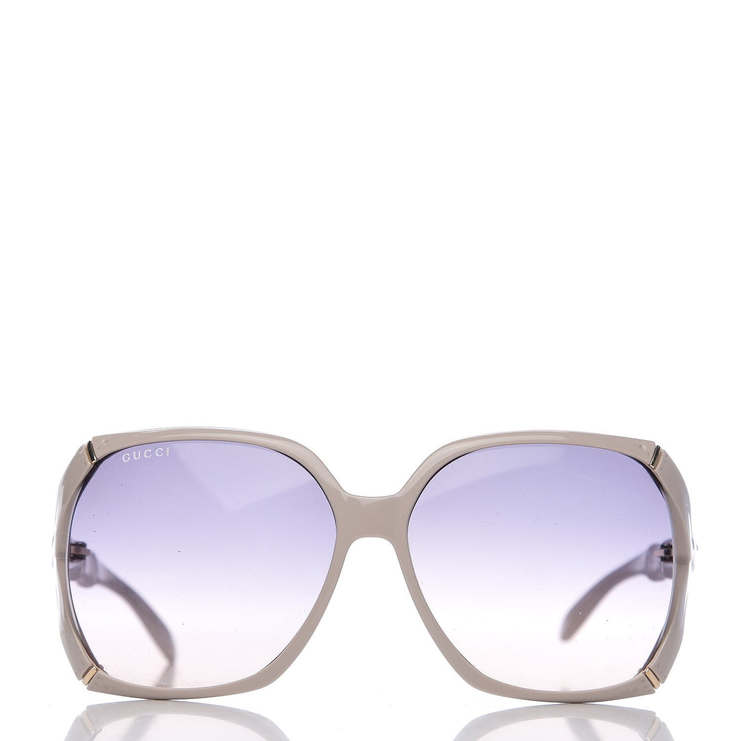 Bamboo Effect Sunglasses GG0505S White