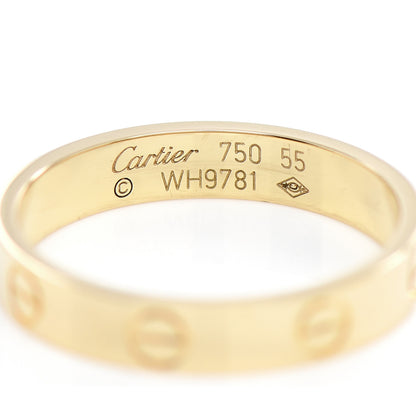 Cartier 18K Yellow Gold 3.5mm LOVE Wedding Band Ring 55 7.25 4 of 4