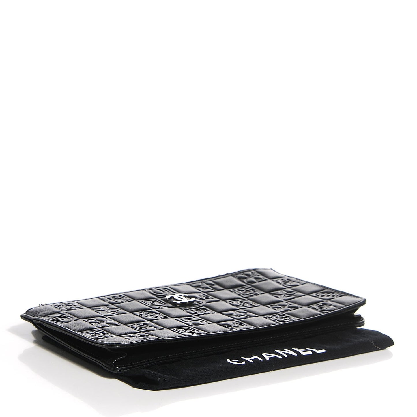 Lambskin Precious Symbols Pochette Black