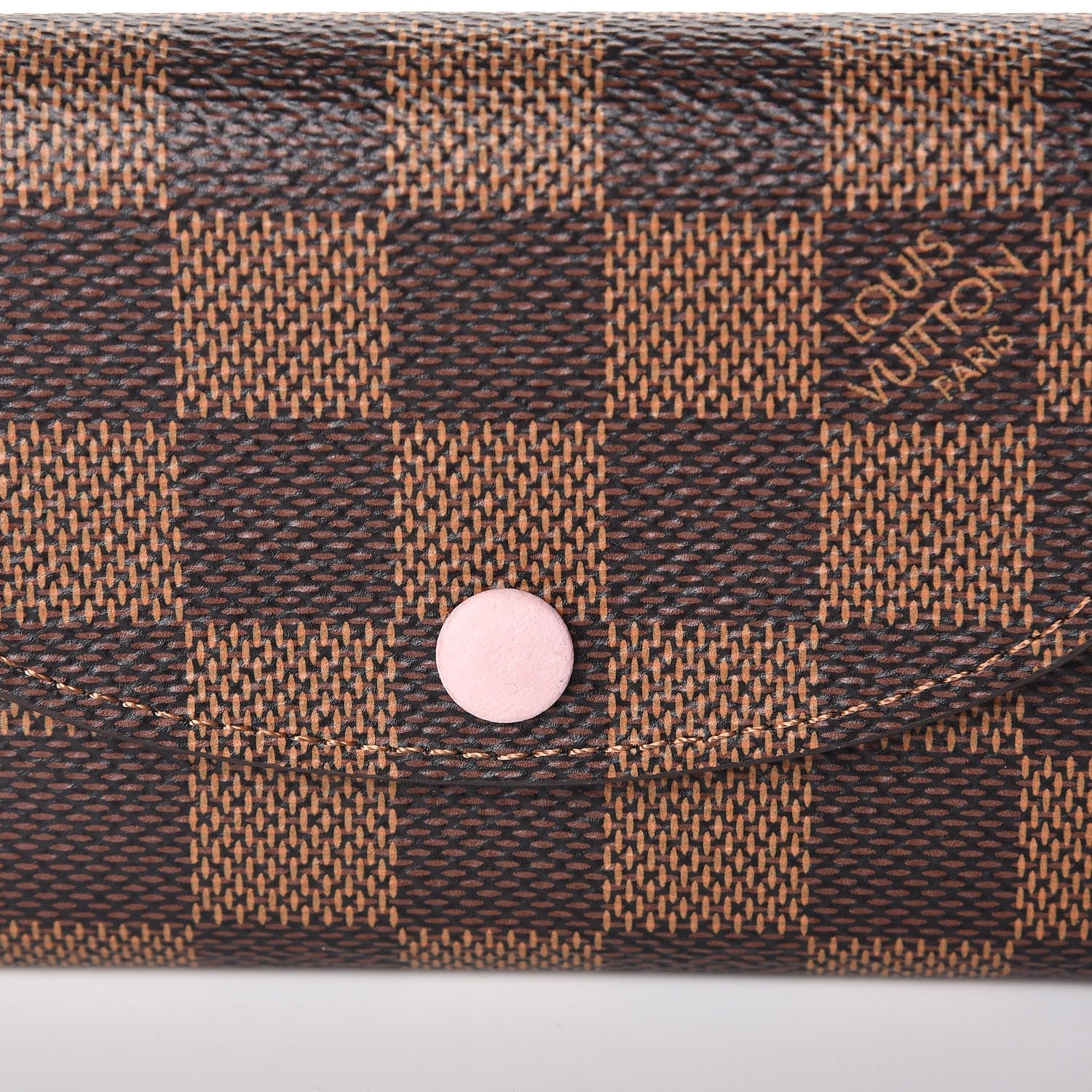Louis Vuitton Damier Ebene Rosalie Coin Purse Rose Ballerine 8 of 9