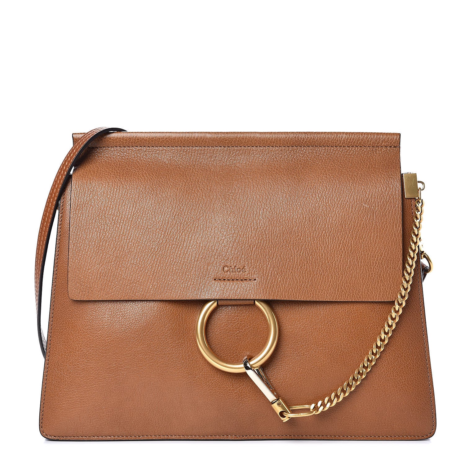 Chloe Goatskin Medium Faye Shoulder Bag Caramel 1 of 10