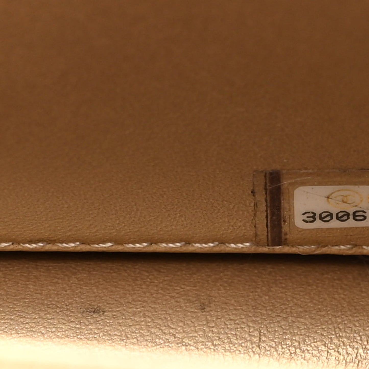 Goatskin Quilted Acrylic Beads Small Flap Black