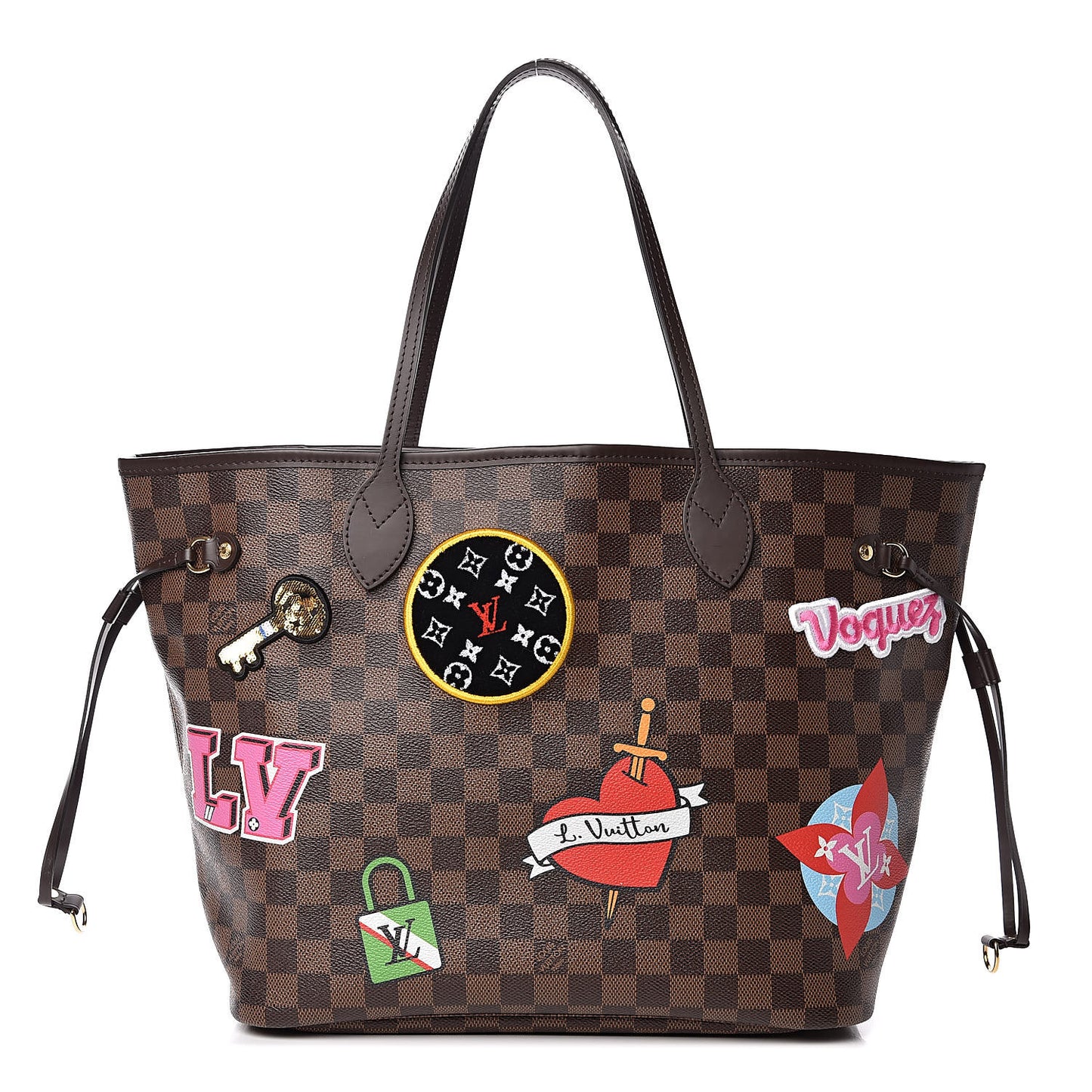 Damier Ebene Travel Stickers Neo Neverfull MM