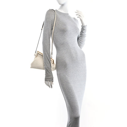 Fendi Lambskin Tessuto Treccia Small Fendi First Grezzo 2 of 10
