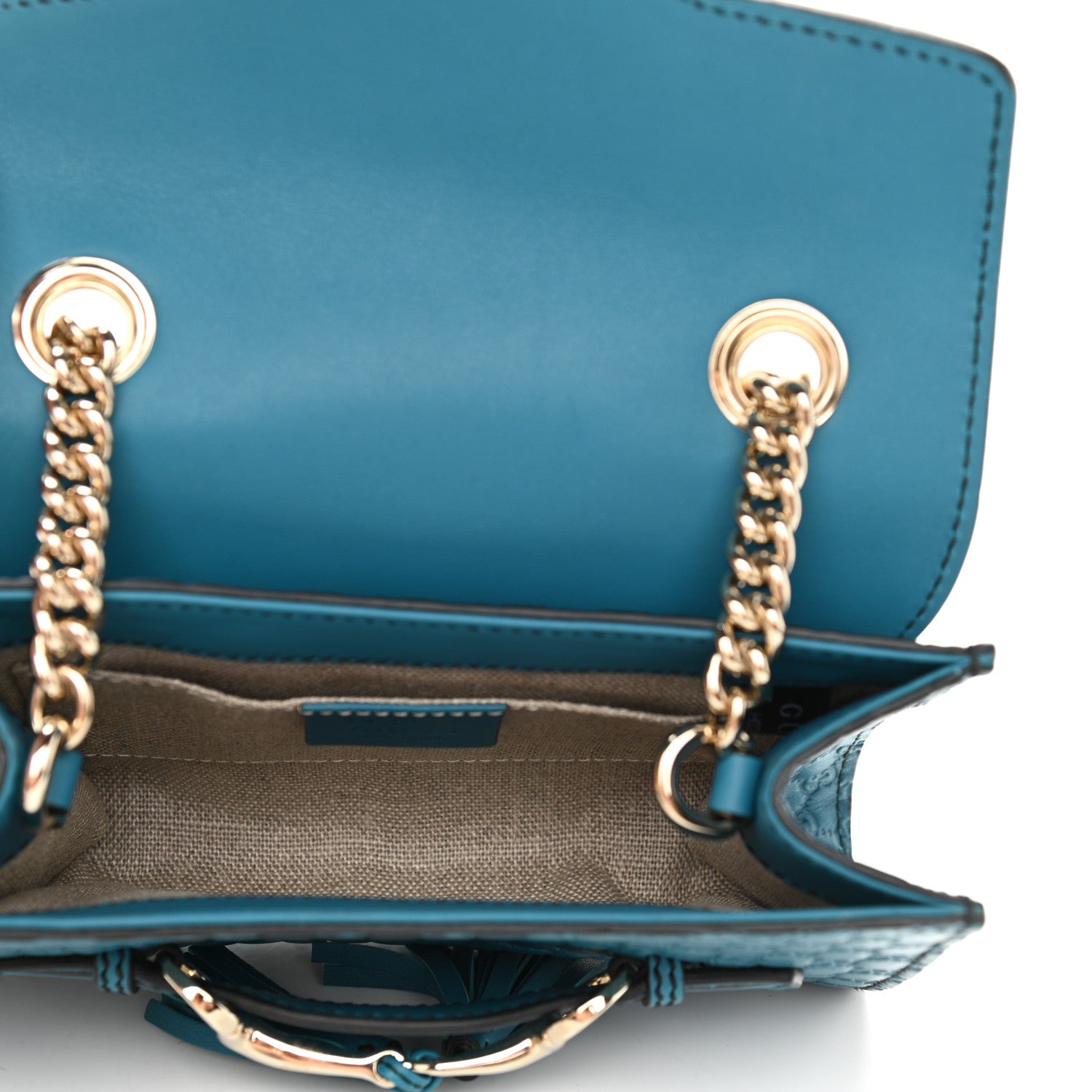 Gucci Microguccissima Mini Emily Shoulder Bag Deep Cobalt 5 of 10