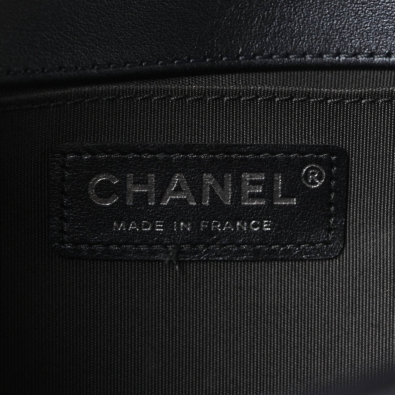 Chanel Metallic Calfskin Crystal Medium Boy Flap Dark Silver 6 of 10