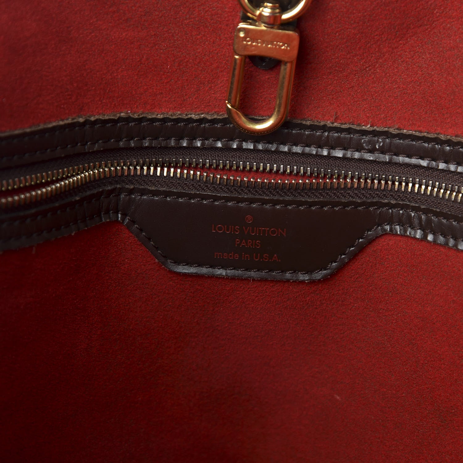 Louis Vuitton Damier Ebene Hampstead MM 8 of 12