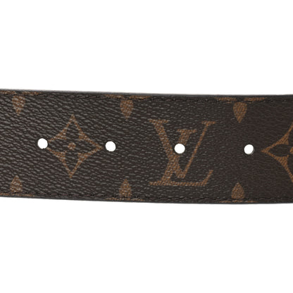 Louis Vuitton Monogram Calfskin 40mm LV Initiales Reversible Belt 110 44 Black 4 of 5
