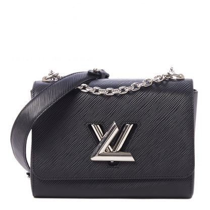 Louis Vuitton Epi Twist Shoulder Bag MM Black 1 of 9