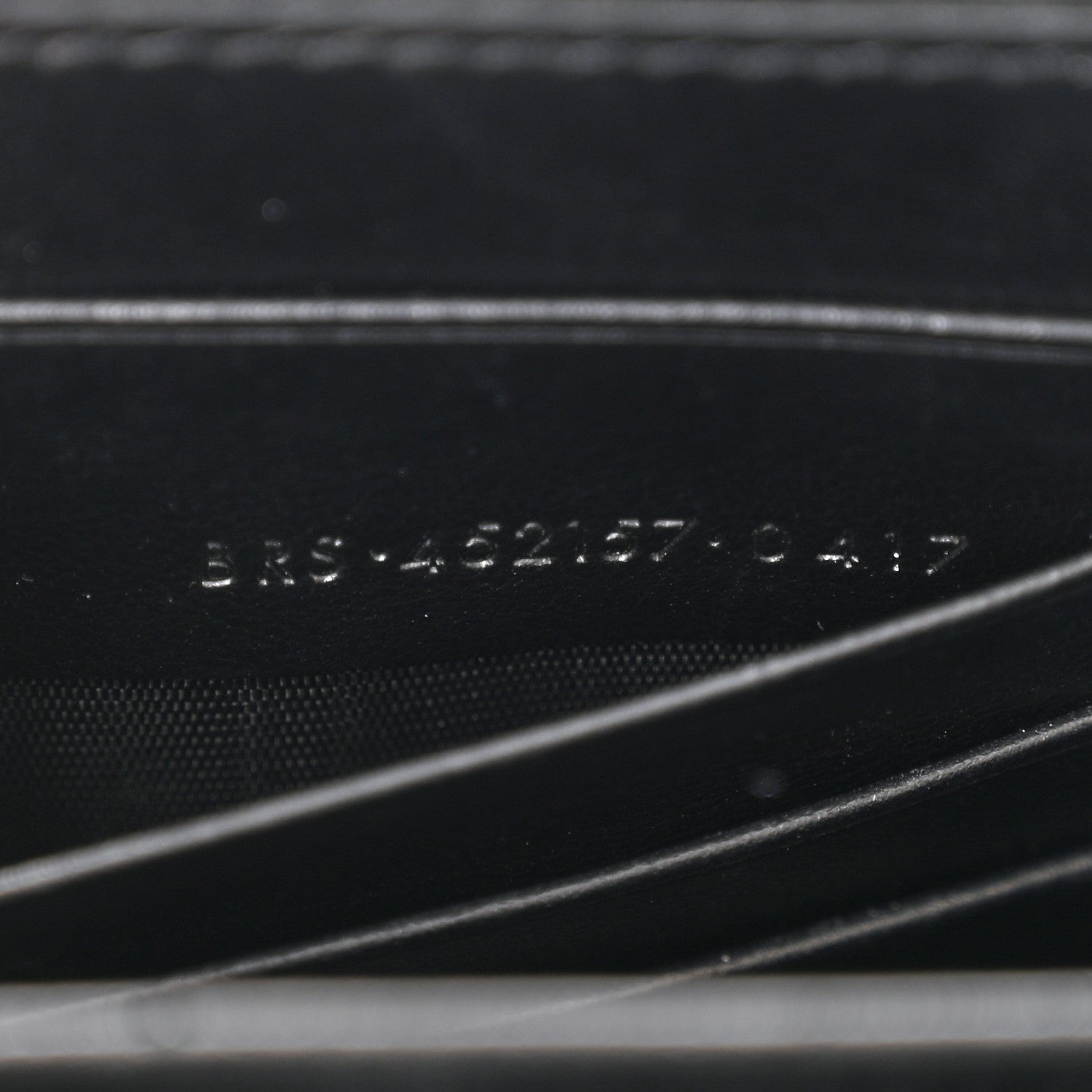 Saint Laurent Calfskin Monogram Sunset Chain Wallet Black 7 of 12