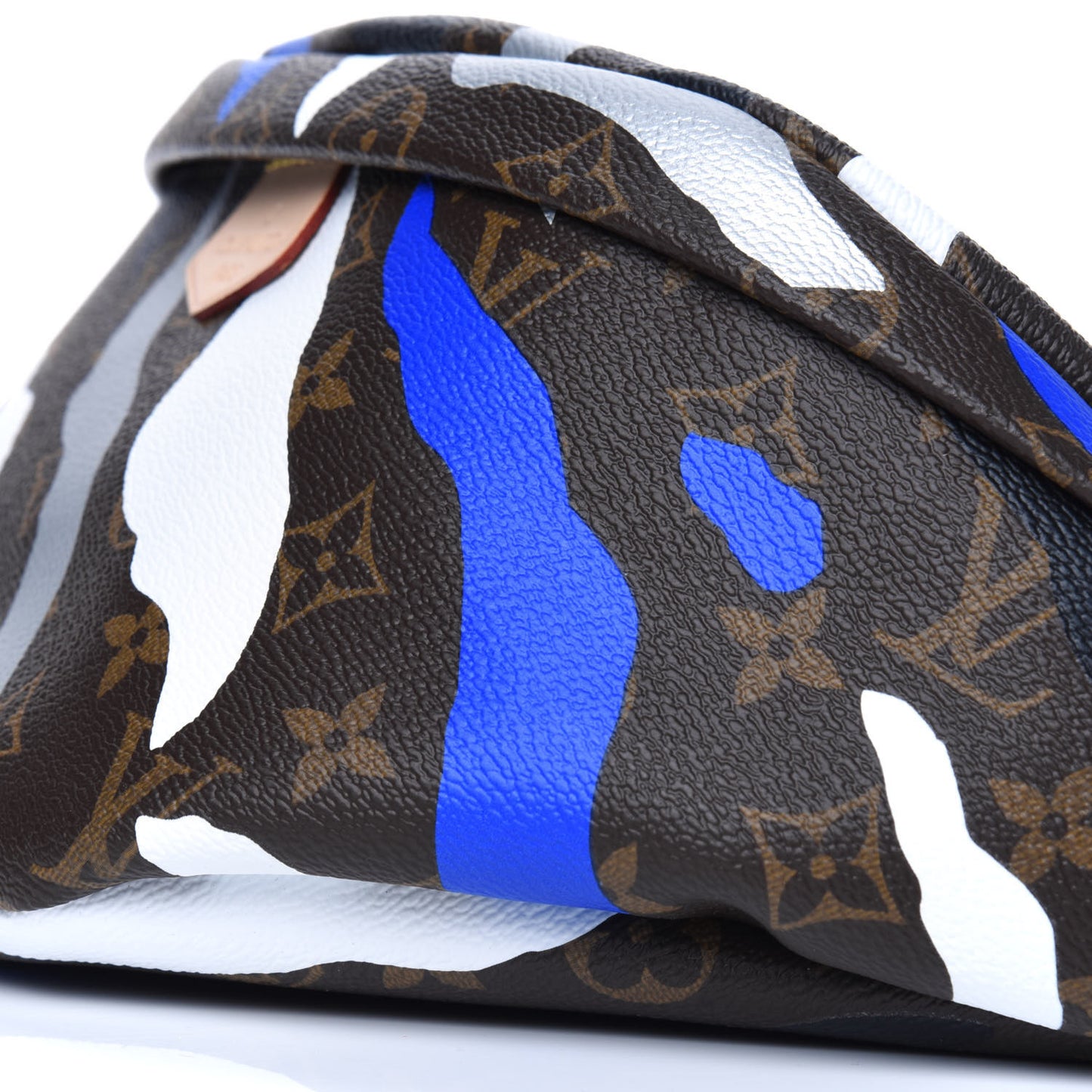 X LOL Monogram Bumbag Blue Silver