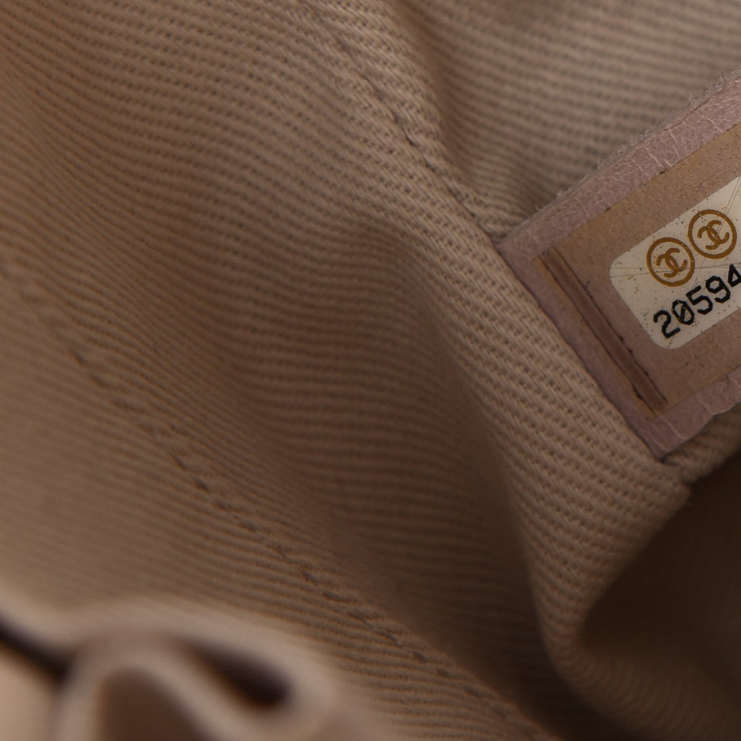 Glazed Calfskin Quilted Tote Grey