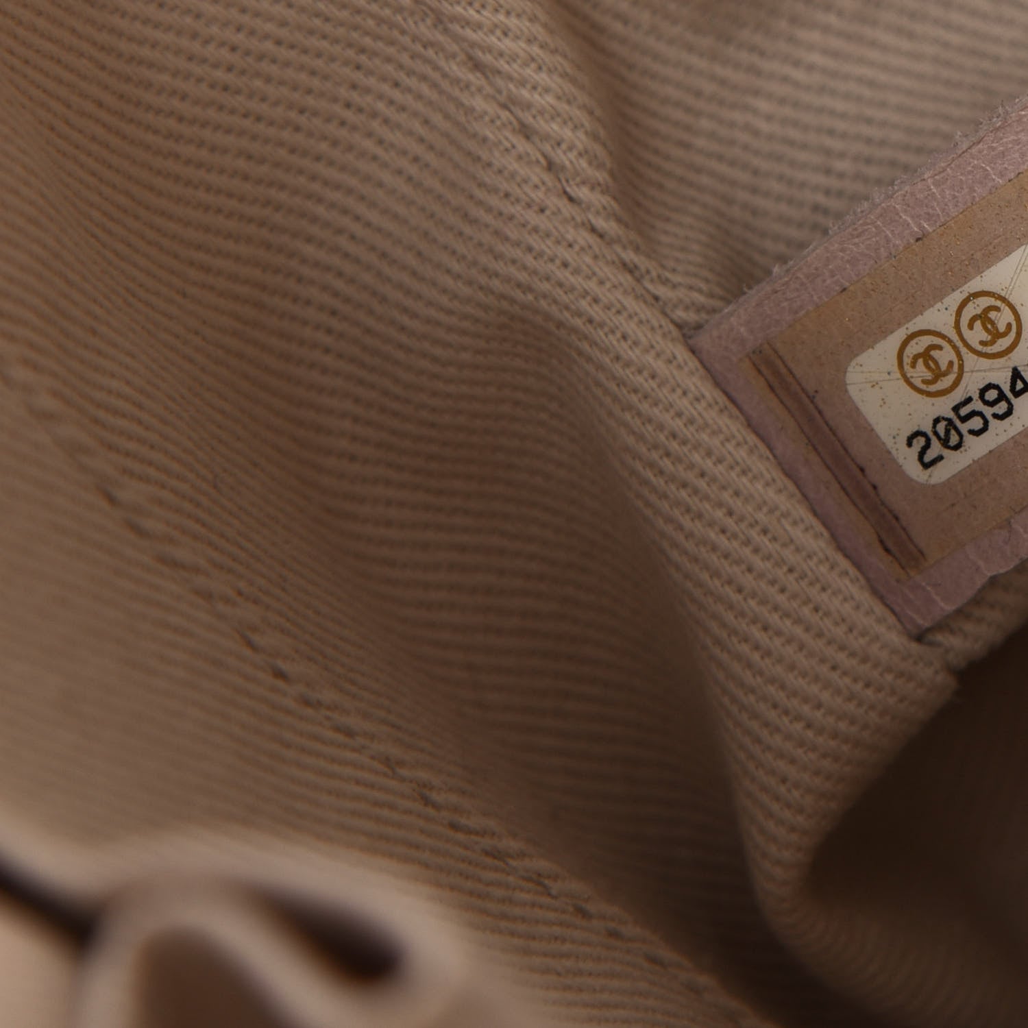 Chanel Glazed Calfskin Quilted Tote Grey 7 of 11