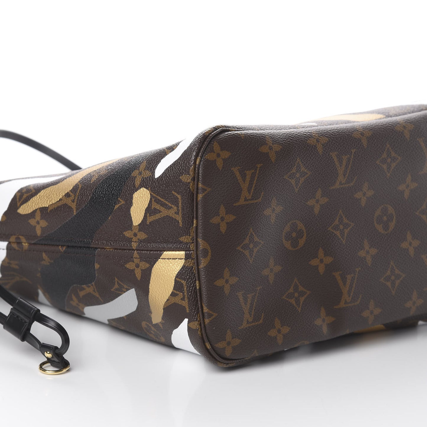 X LOL Monogram Neverfull MM Gold Silver