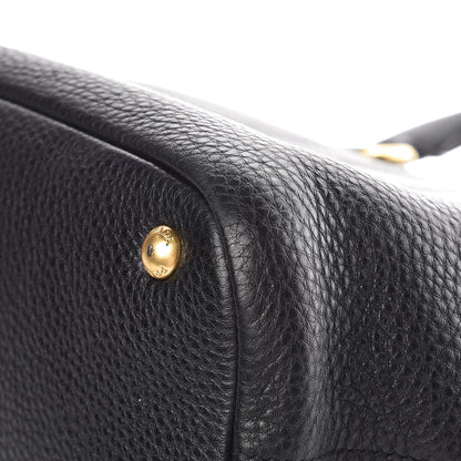 Prada Vitello Daino Tote Black 14 of 16