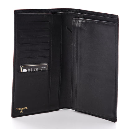 Chanel Caviar Timeless CC Yen Wallet Black 5 of 8