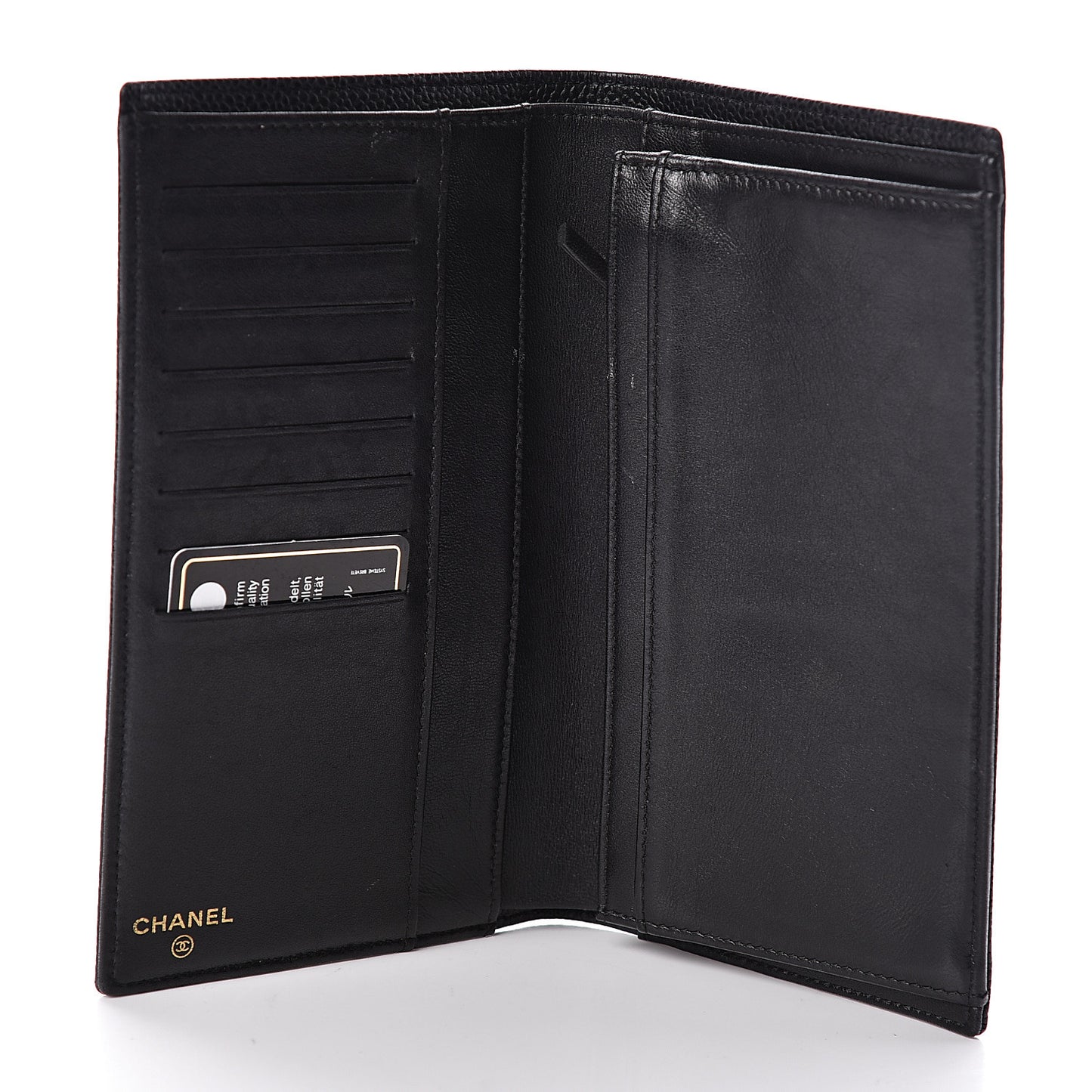Caviar Timeless CC Yen Wallet Black