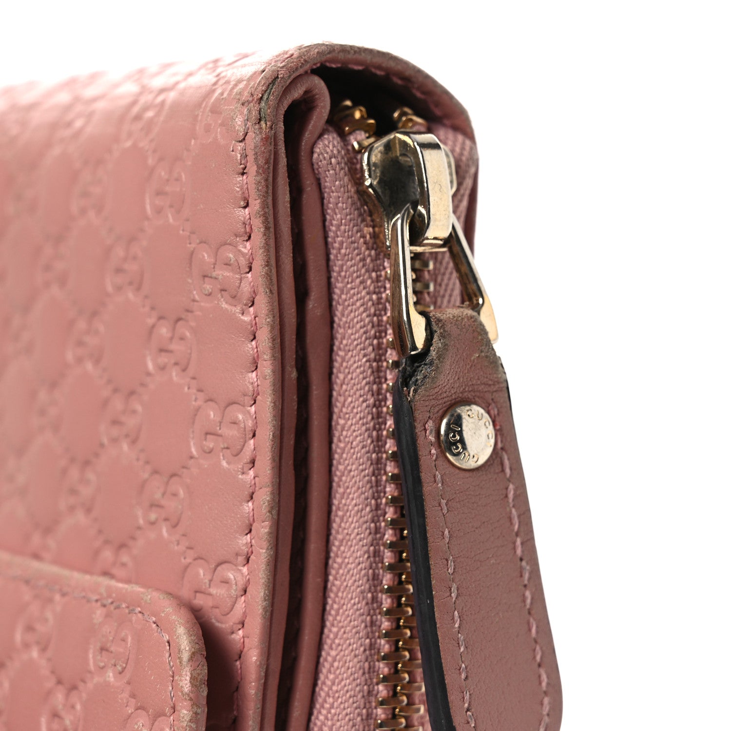 Gucci Soft Microguccissima Continental Zip Wallet Soft Pink 13 of 13