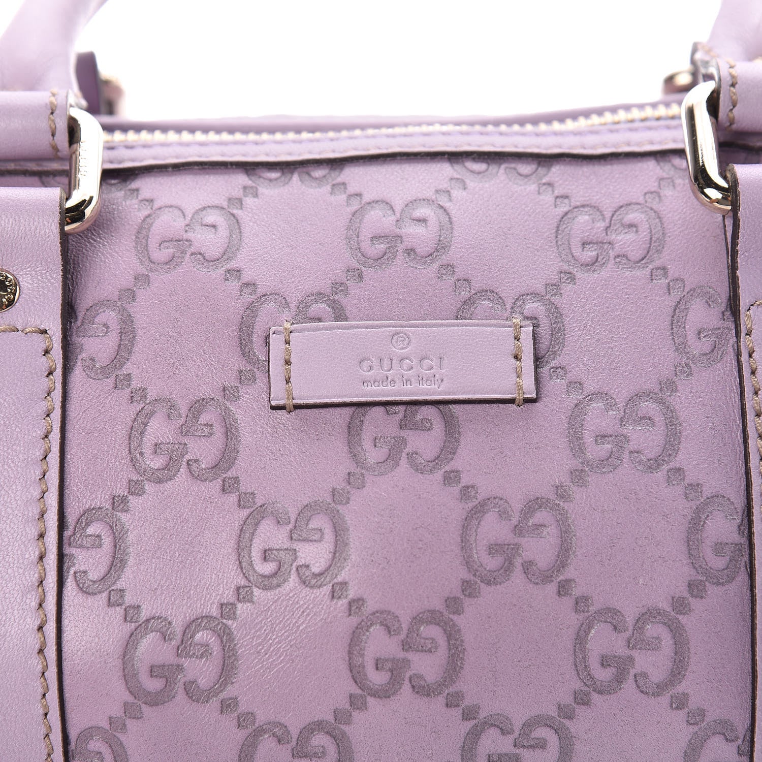Gucci Guccissima Small Joy Boston Purple 10 of 10