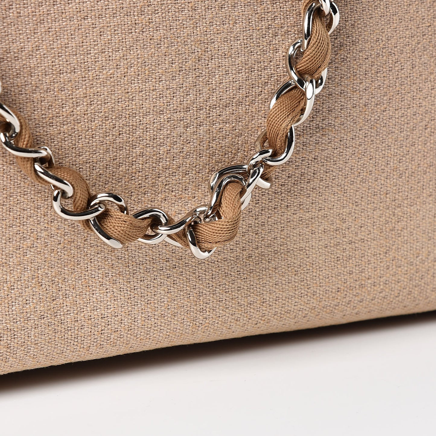 Canvas Large Deauville Tote Beige
