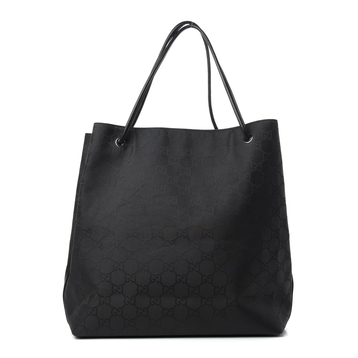 Gucci Nylon Monogram Gifford Tote Black 1 of 10