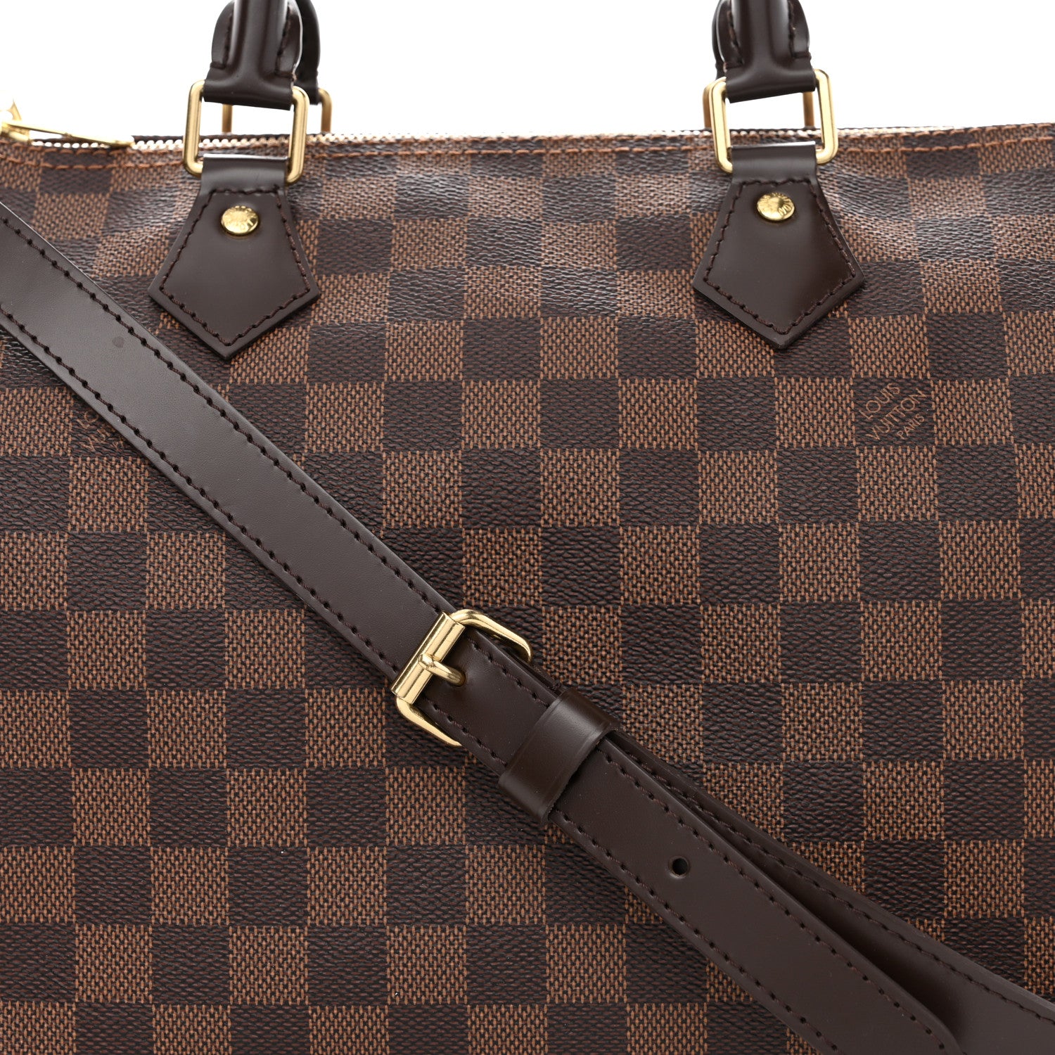 Louis Vuitton Damier Ebene Speedy Bandouliere 30 8 of 10