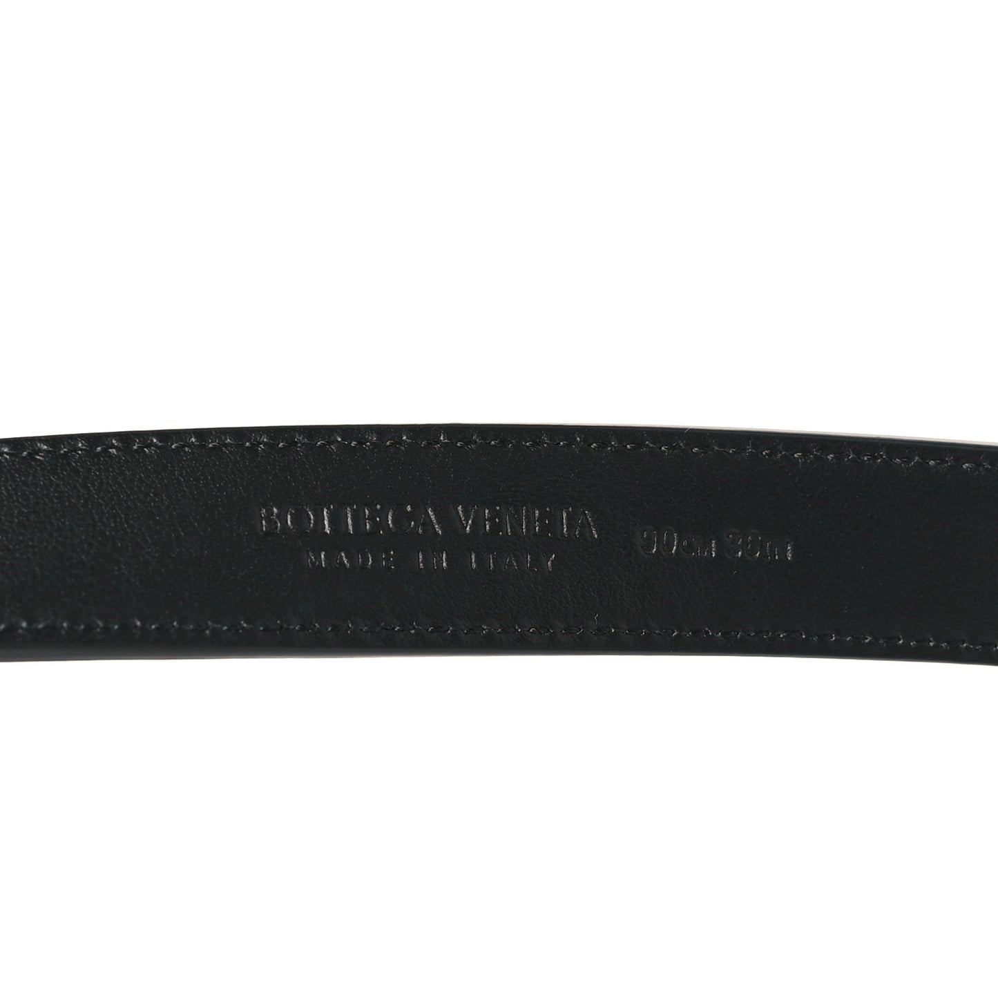 Nappa Knot Buckle Belt 90 36 Black