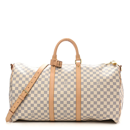Louis Vuitton Damier Azur Keepall Bandouliere 55 1 of 13