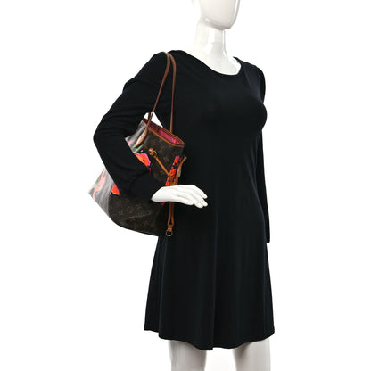 Louis Vuitton Monogram Roses Neverfull MM 2 of 13