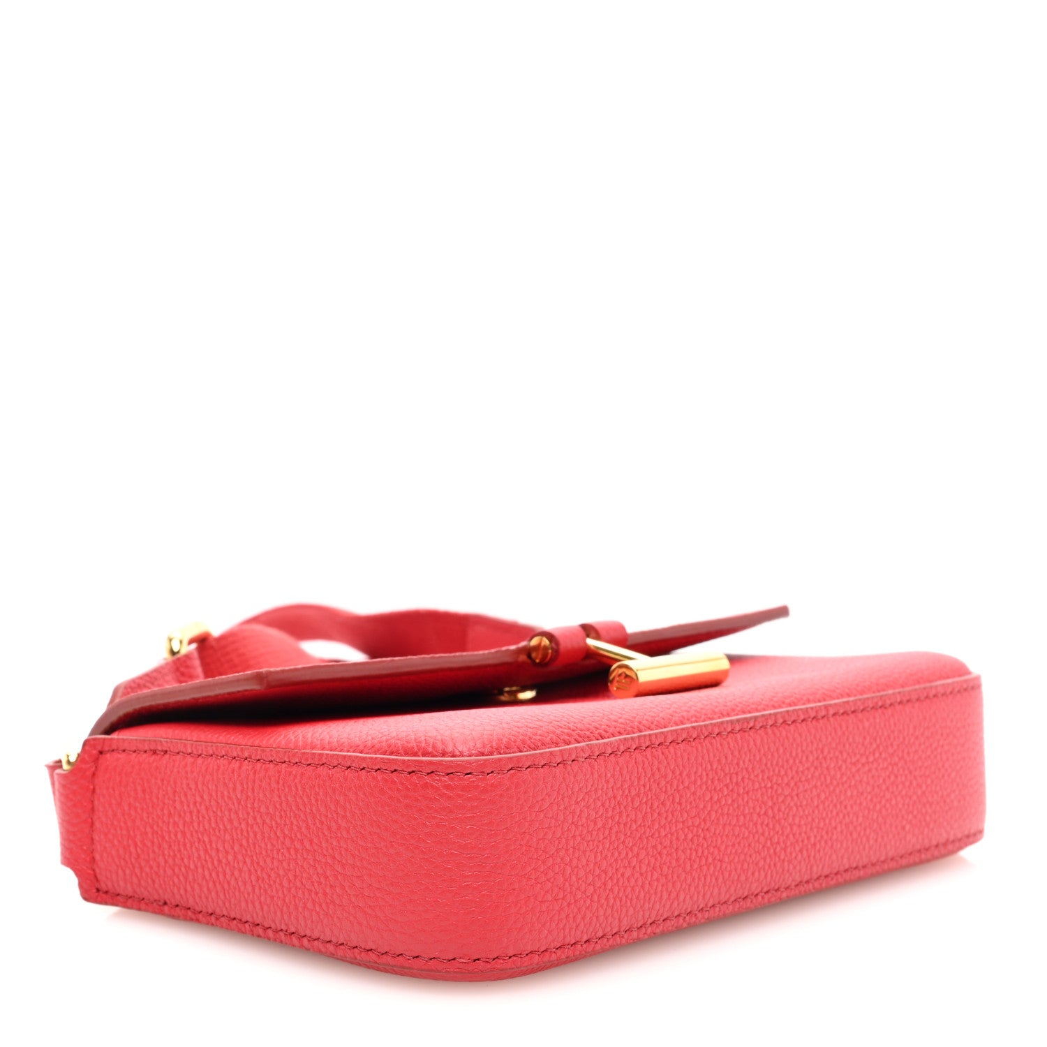 Tom Ford Grained Calfskin Mini Tara Long Strap Crossbody Bag Red 4 of 9