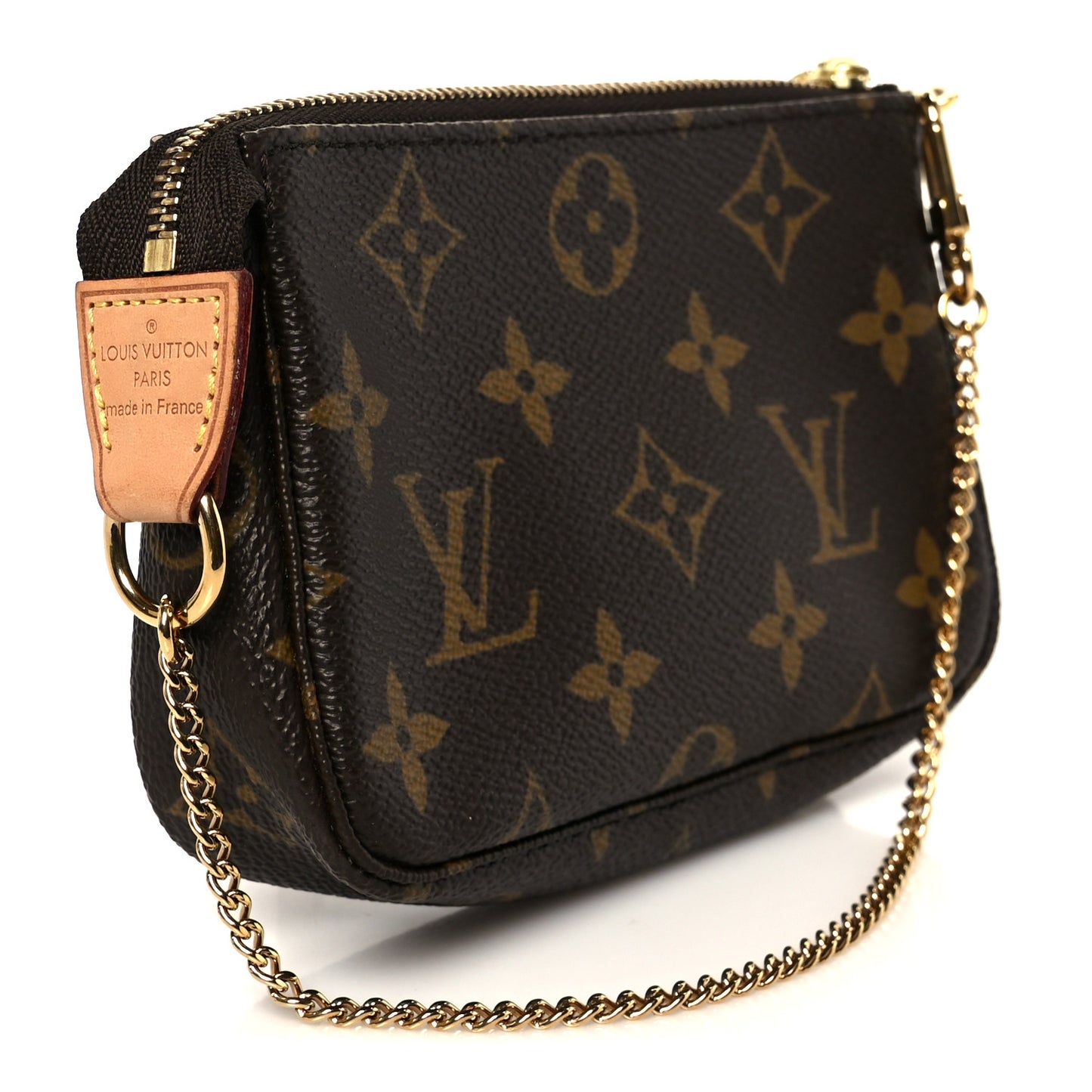 Monogram V Saint Tropez Mini Pochette Accessories Rose Ballerine