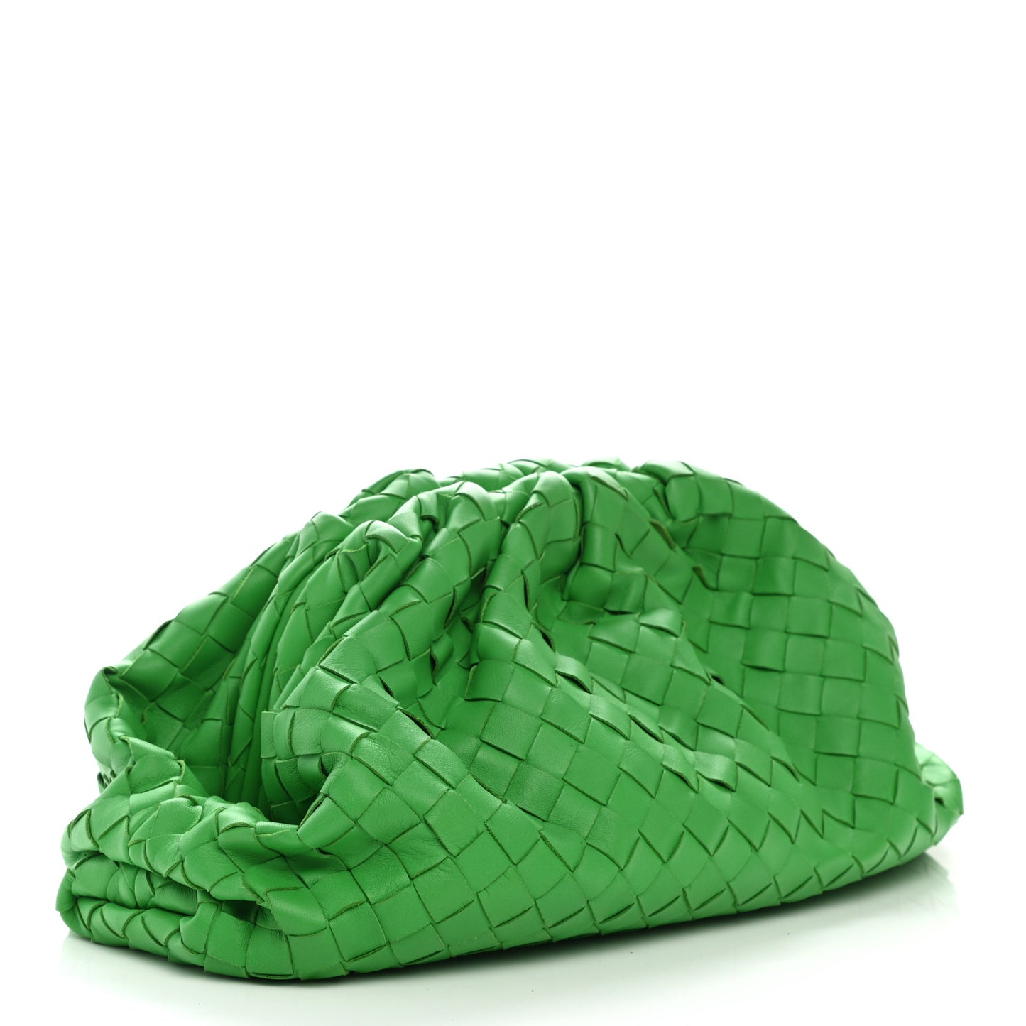 Nappa Maxi Intrecciato The Pouch Oversized Clutch Parakeet