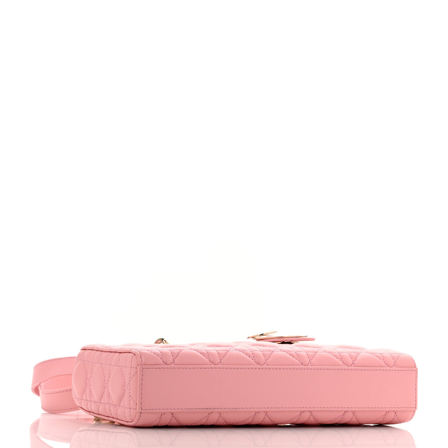 Christian Dior Lambskin Cannage Medium Lady D-Joy Light Pink 4 of 11