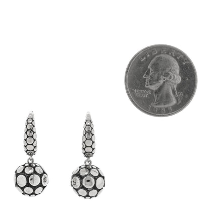John Hardy Sterling Silver Dot Drop Earrings 2 of 4