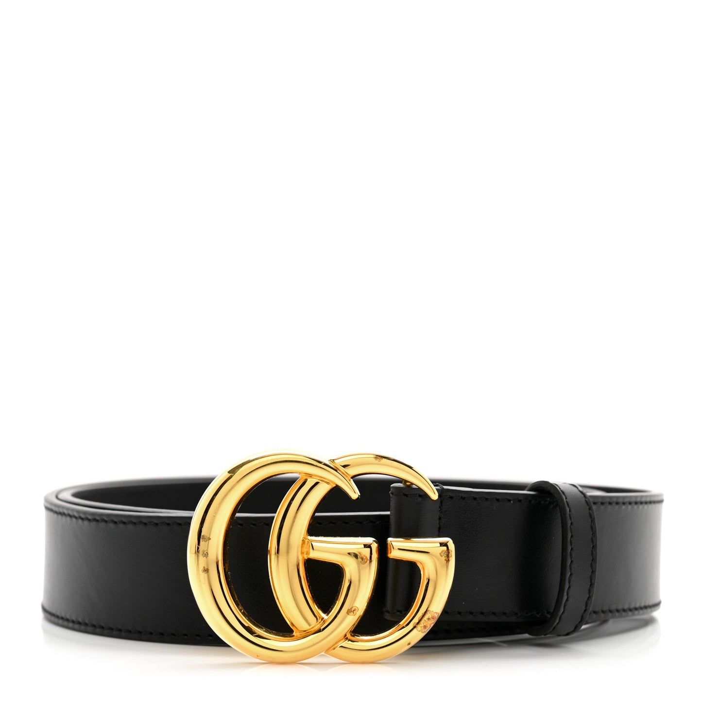 Plutone Calfskin Double G 30mm Belt 85 34 Black