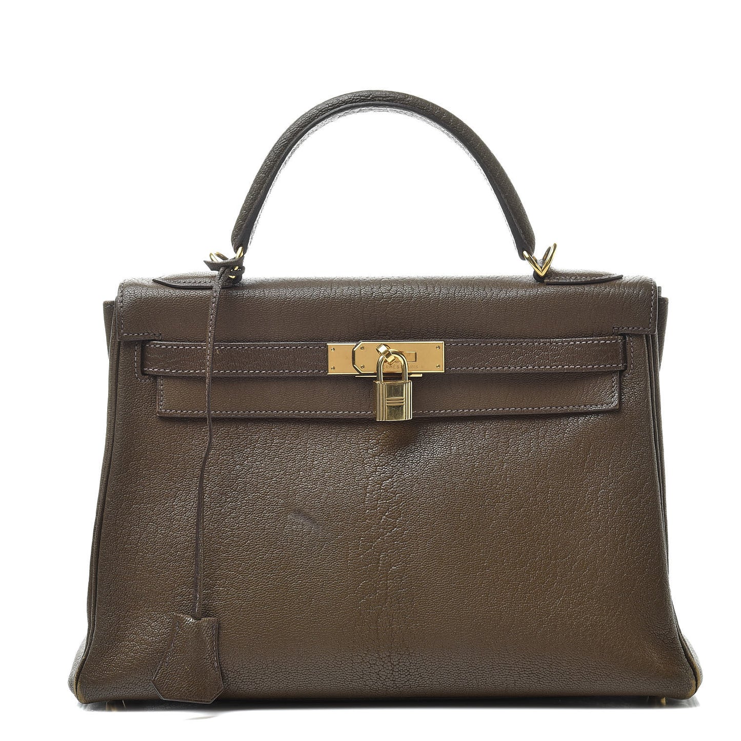Chevre De Coromandel Kelly Retourne 32 Vert Bronze