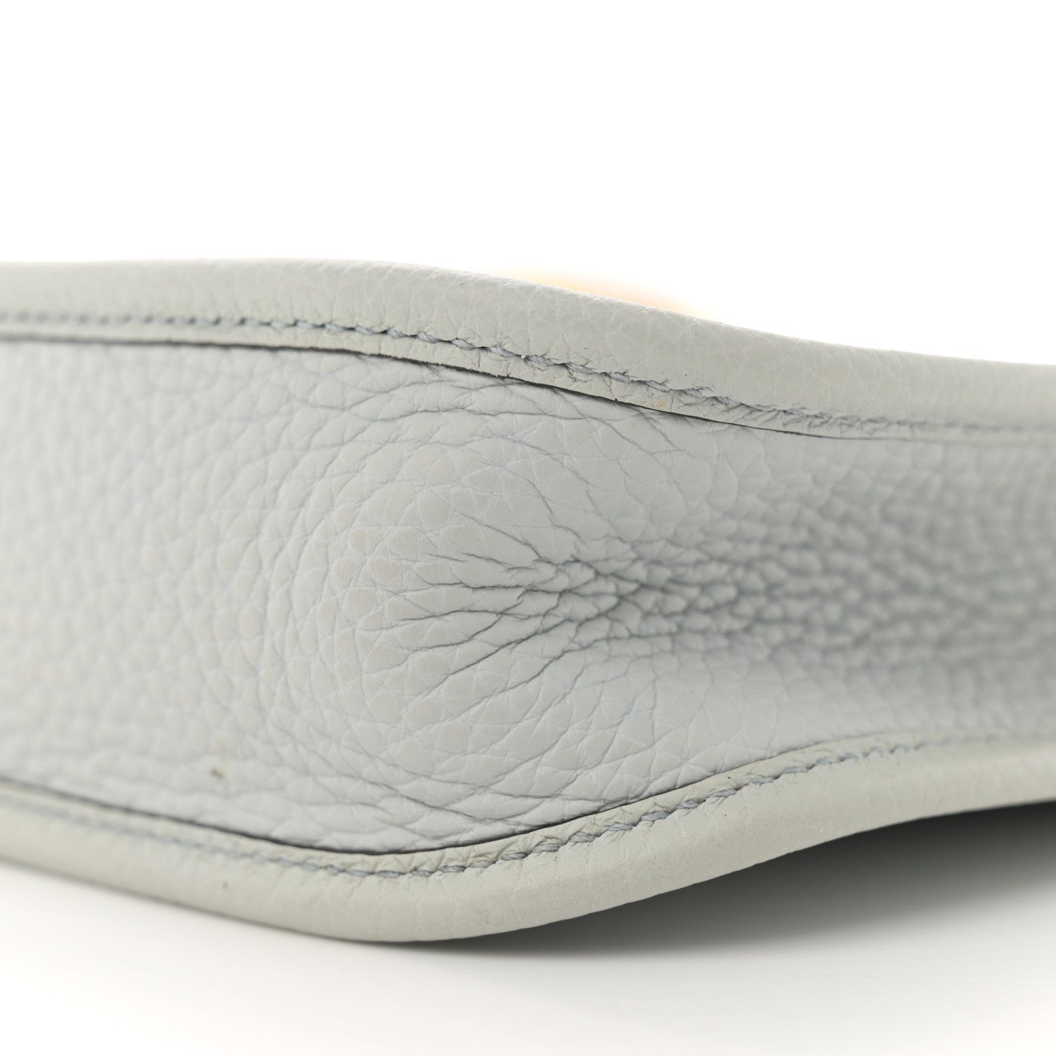 Hermes Taurillon Clemence Flipperball Sangle Evelyne TPM Bleu Pale Caramel Nata Gold 10 of 11