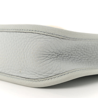 Hermes Taurillon Clemence Flipperball Sangle Evelyne TPM Bleu Pale Caramel Nata Gold 10 of 11