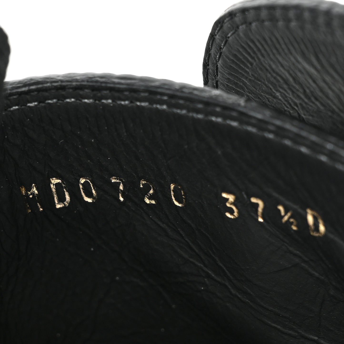 Calfskin Empreinte Ankle Boot 37.5 Black