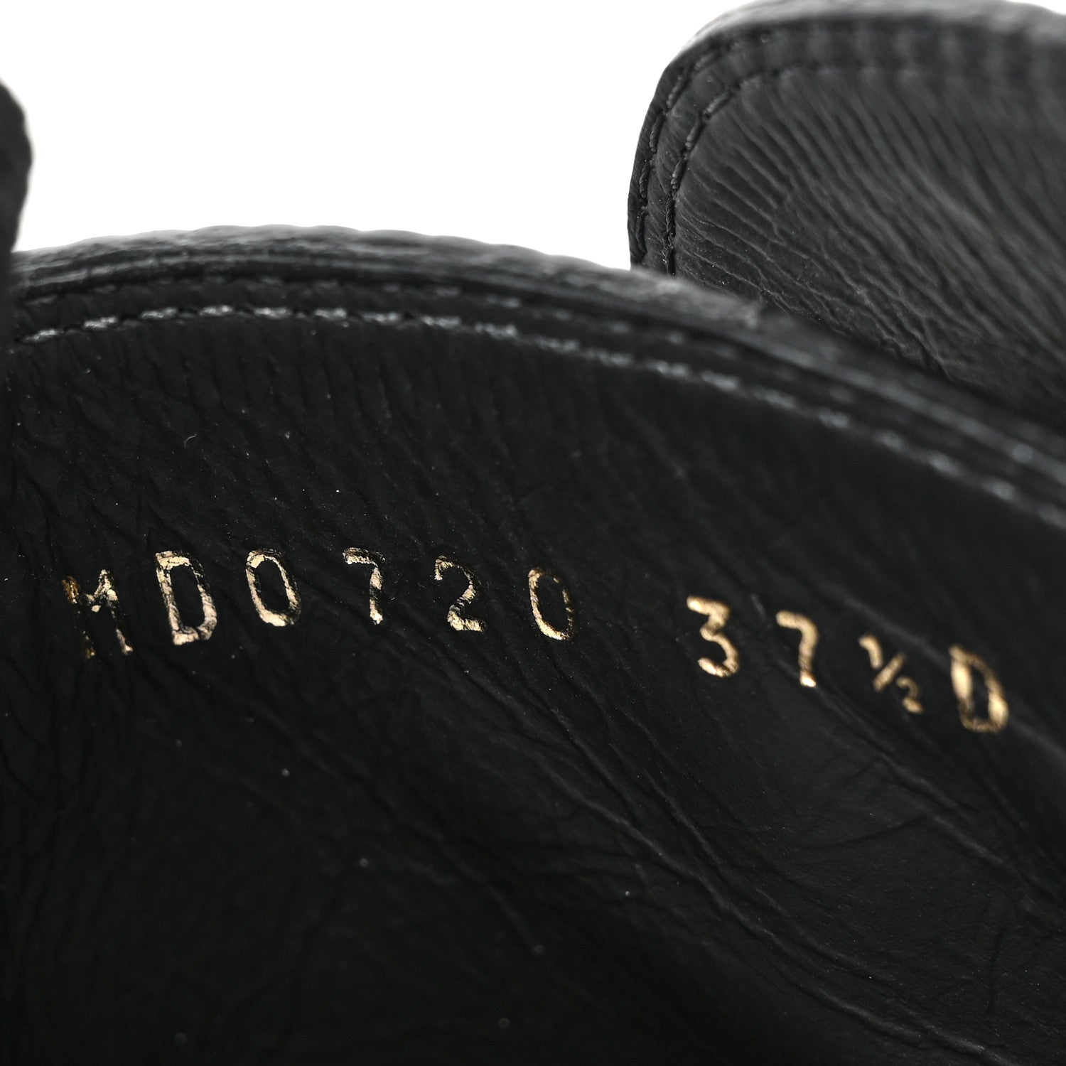 Christian Dior Calfskin Empreinte Ankle Boot 37.5 Black 7 of 14