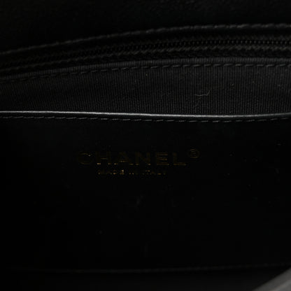 Chanel Caviar Quilted Small Top Handle Flap Black 6 of 11